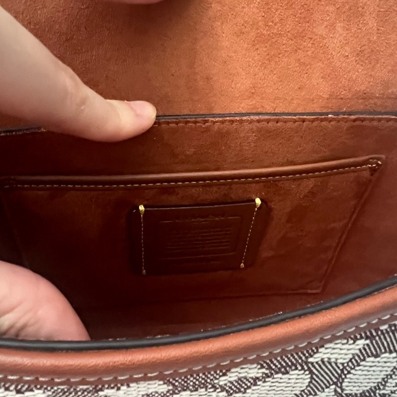 Coach Studio Shoulder Bag In Signature Jacquard With Penguin Motif - Picture 6 of 10